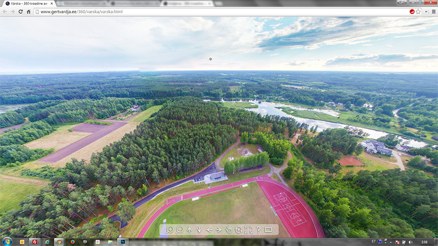 Värska 360-kraadine aeropanoraam